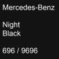 Preview: Mercedes-Benz, Night Black, 696 / 9696.